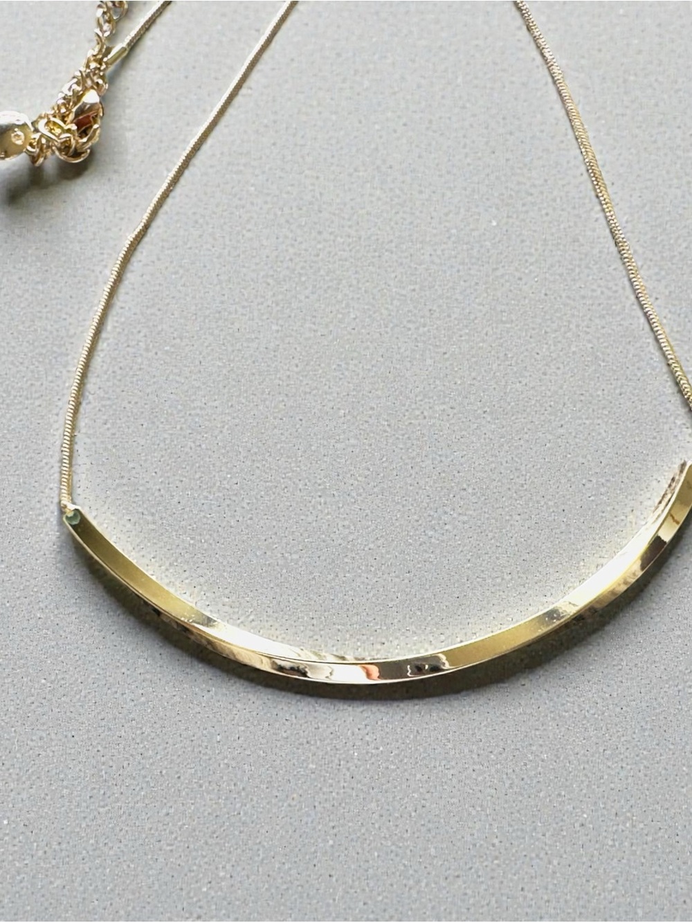 New Charter Club Twisted Bar Necklace